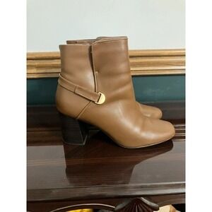 Bella Vita LIV Chelsea Booties Wide Brown Leather Women's Size 11 W Italy
